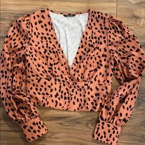 SHEIN all over print top